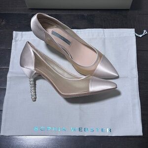 Sophia Webster Jasmine Crystal Mid Pump - New